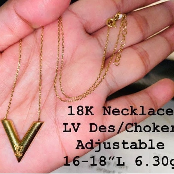 Real 18K LV Des. Saudi Gold - Picture 2 of 2